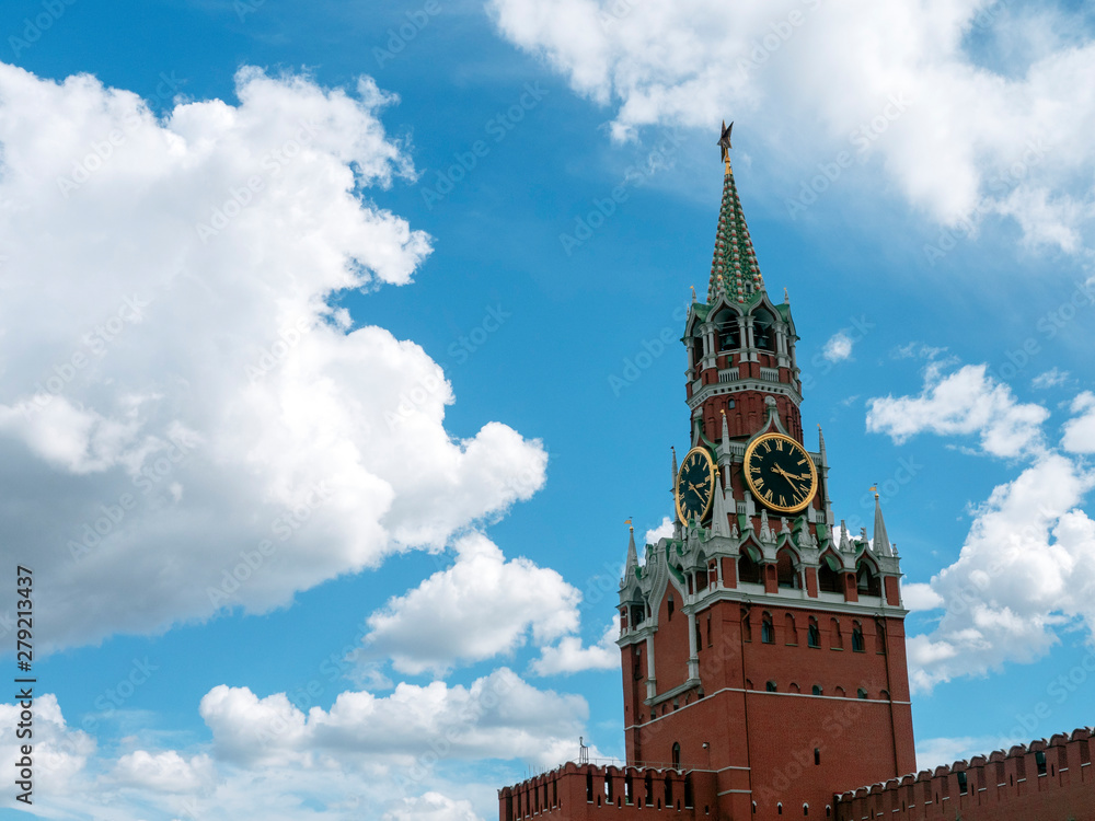 Moscow. Russia. The Red Square. Kremlin. Spasskaya Tower. Russian Federation. Travel to Russia. Hours on Red Square. Chimes on the Spassky Tower. Center of Russia. Kremlin walls. Moscow. Russia. The Red Square. Kremlin. Spasskaya Tower. Russian Federation. Travel to Russia. Hours on Red Square. Chimes on the Spassky Tower. Center of Russia. Kremlin walls.