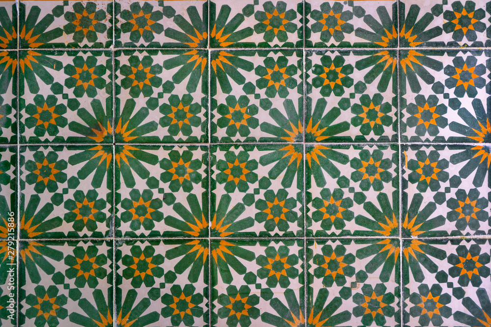 Azulejos o mosaicos estilo árabe de decoración Azulejos o mosaicos estilo árabe de decoración