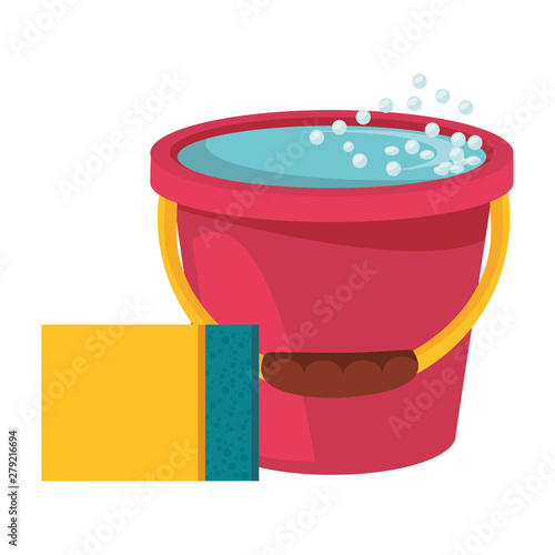 Set of cleaning equipment and products