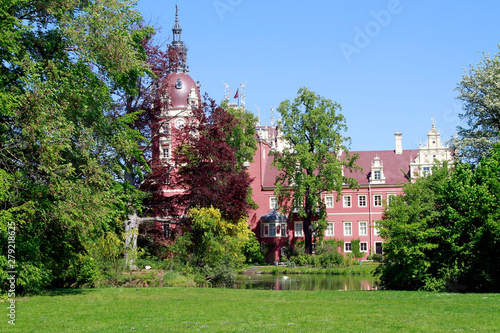 Pueckler Park, Castle Muskau, Prince Pueckler, Pueckler, Park, Bad Muskau, Saxony, Germany, Europe photo