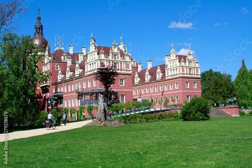 Pueckler Park, Castle Muskau, Prince Pueckler, Pueckler, Park, Bad Muskau, Saxony, Germany, Europe photo