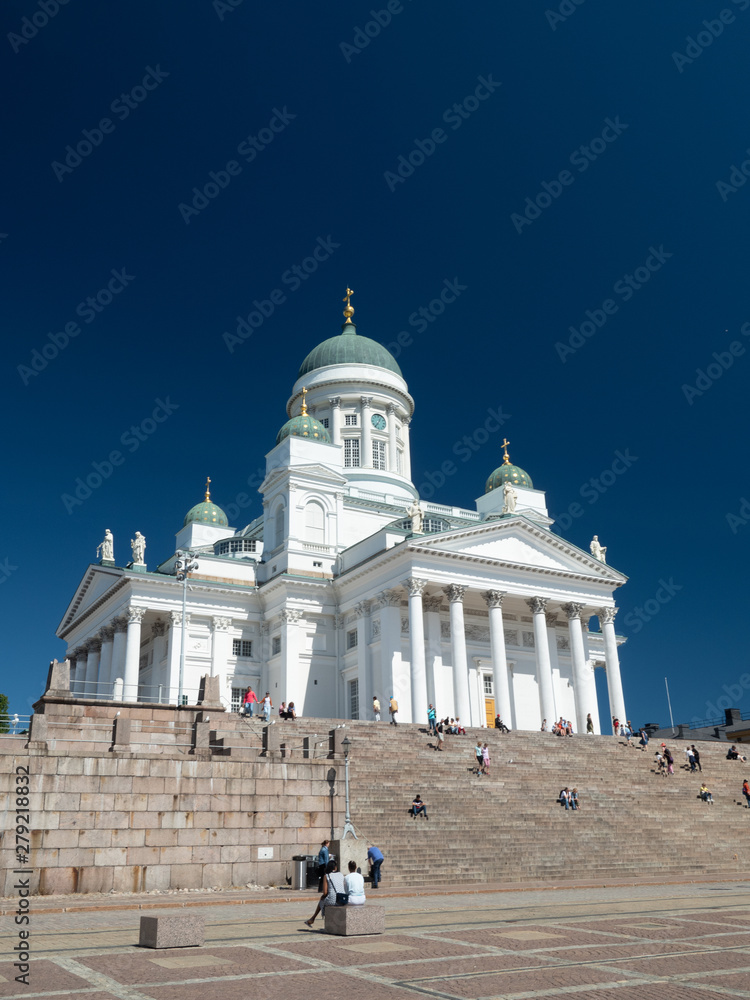 Lutheran Cathedral and Senate Square, Helsinki, Finland