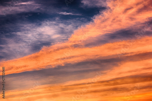 Goden Hour Clouds in HDR