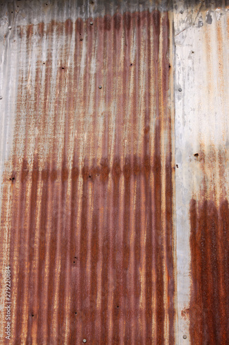 rusty tin barn background 