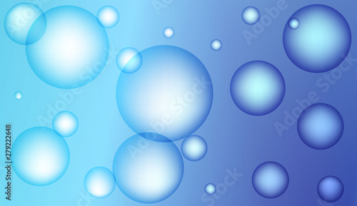 Blurred decorative design with bubbles. For elegant pattern cover book. Vector illustration.