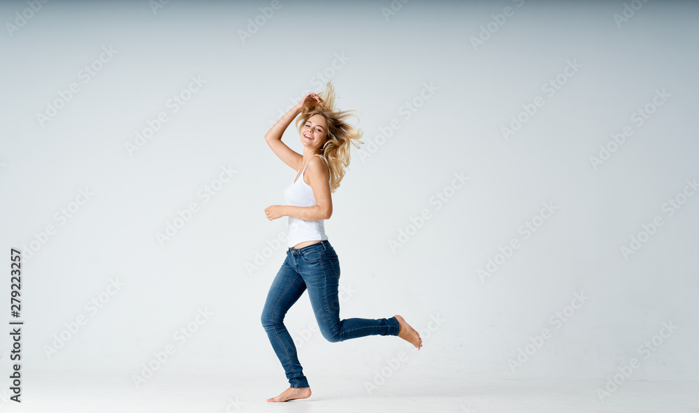 young woman doing yoga young woman doing yoga