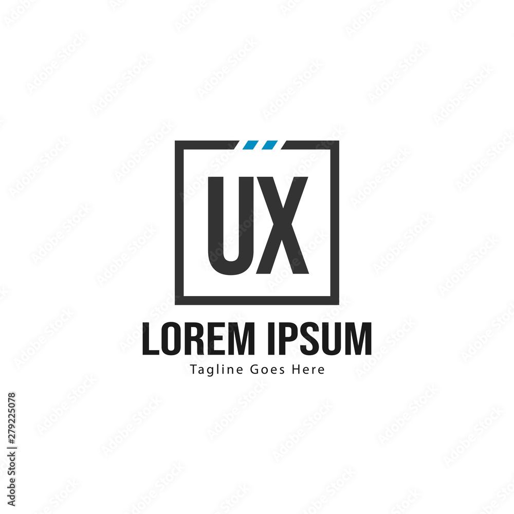 UX Letter Logo Design. Creative Modern UX Letters Icon Illustration UX Letter Logo Design. Creative Modern UX Letters Icon Illustration
