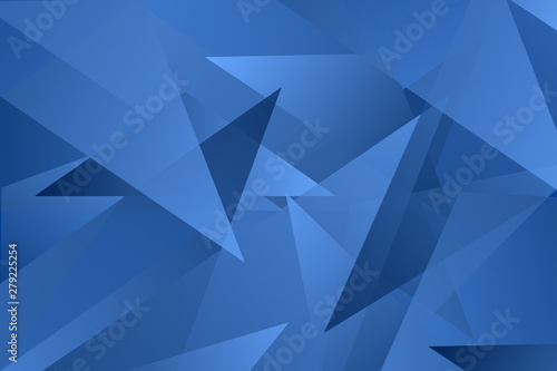 abstract blue triangle overlay vector background