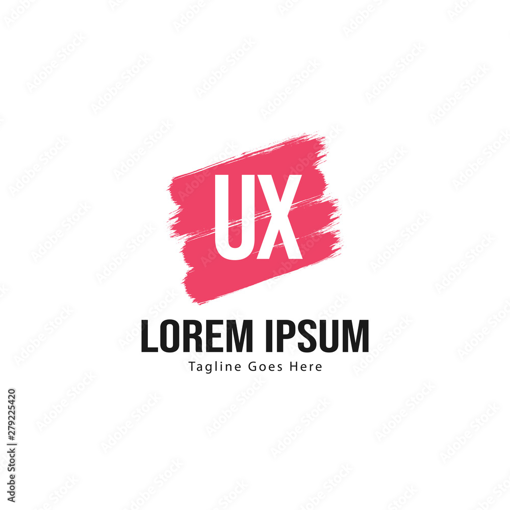 UX Letter Logo Design. Creative Modern UX Letters Icon Illustration UX Letter Logo Design. Creative Modern UX Letters Icon Illustration