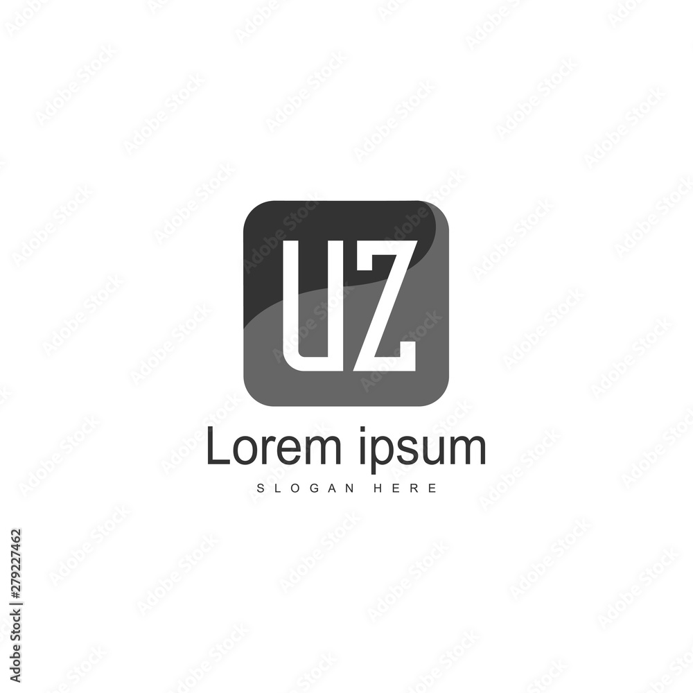 UZ Letter Logo Design. Creative Modern UZ Letters Icon Illustration UZ Letter Logo Design. Creative Modern UZ Letters Icon Illustration