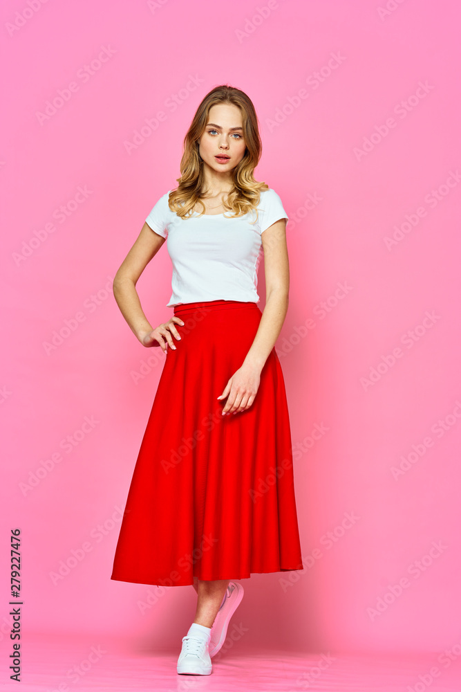 woman in red dress woman in red dress
