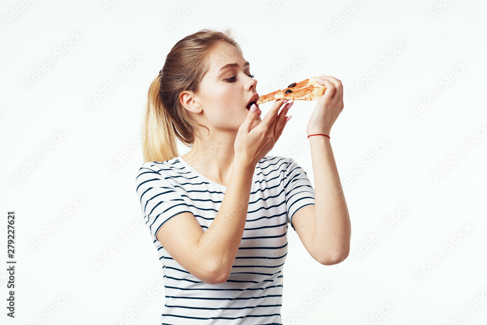 young woman eating cake young woman eating cake