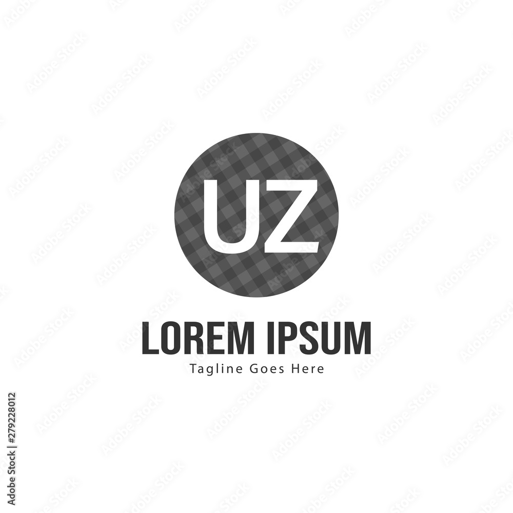 UZ Letter Logo Design. Creative Modern UZ Letters Icon Illustration UZ Letter Logo Design. Creative Modern UZ Letters Icon Illustration
