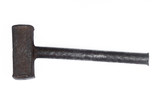 Old hammer isolated on a white background.