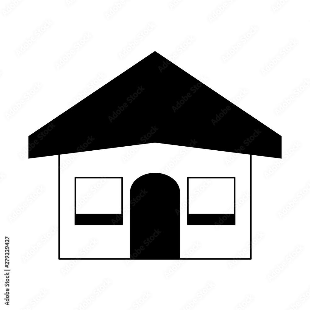 House real estate symbol isolated House real estate symbol isolated