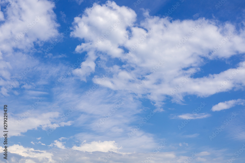 clear blue sky with plain white cloud with space for text background clear blue sky with plain white cloud with space for text background