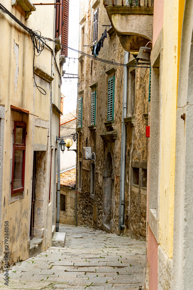 Fototapeta premium Altstadtszene Labin, Kroatien