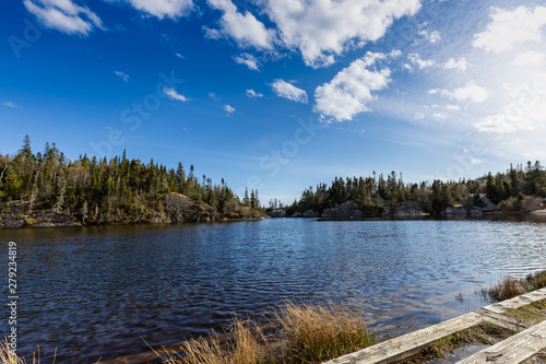 Landscape in the national park Pukaskwa in Canada photo