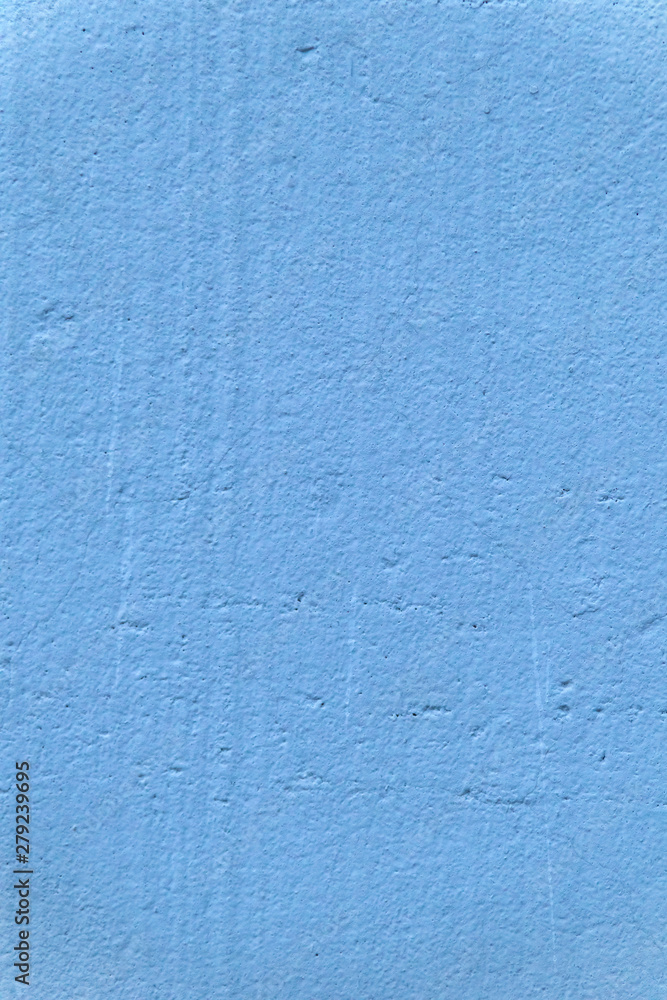 Bright deep saturated blue concrete wall background