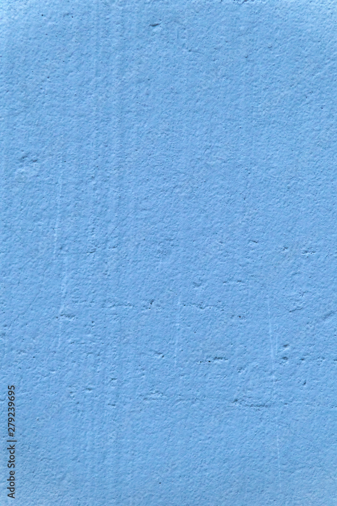 Fototapeta premium Bright deep saturated blue concrete wall background