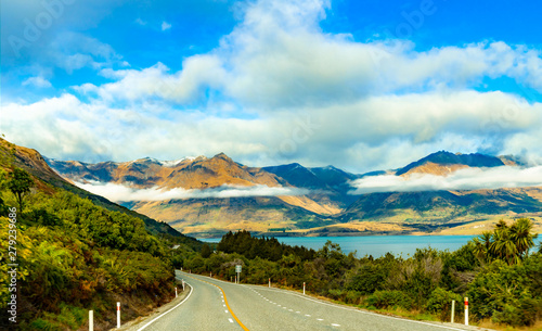 Road, Wanaka to Queenstown, New Zealand