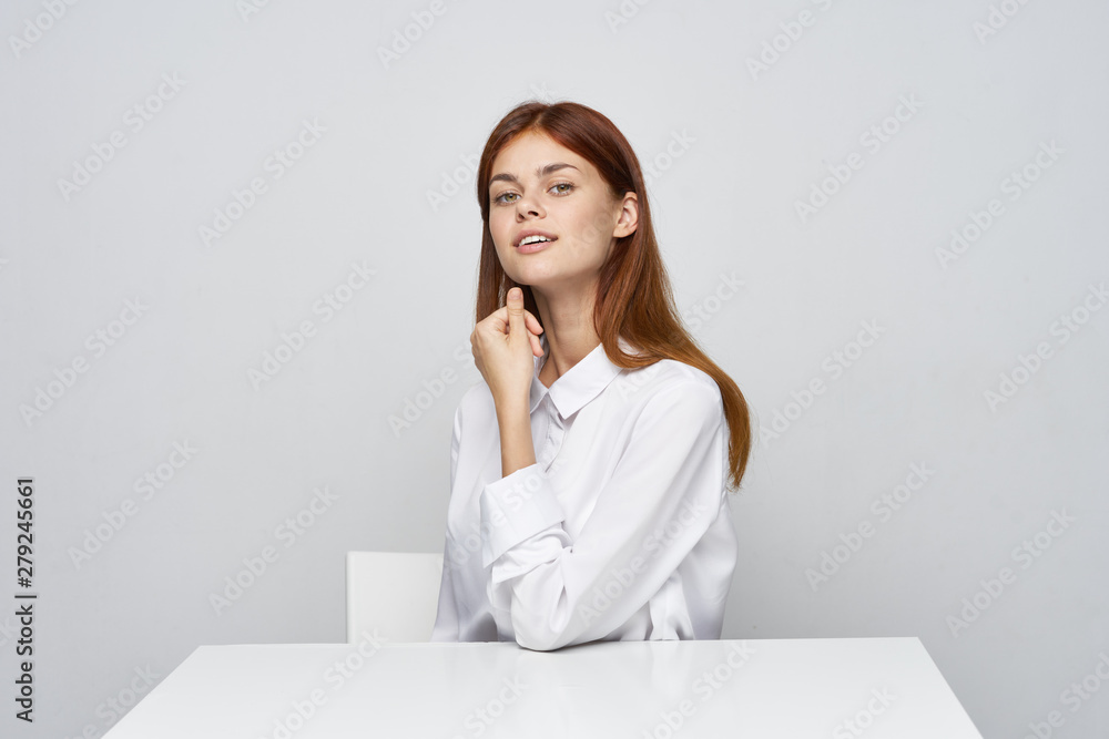 young business woman working on her laptop young business woman working on her laptop