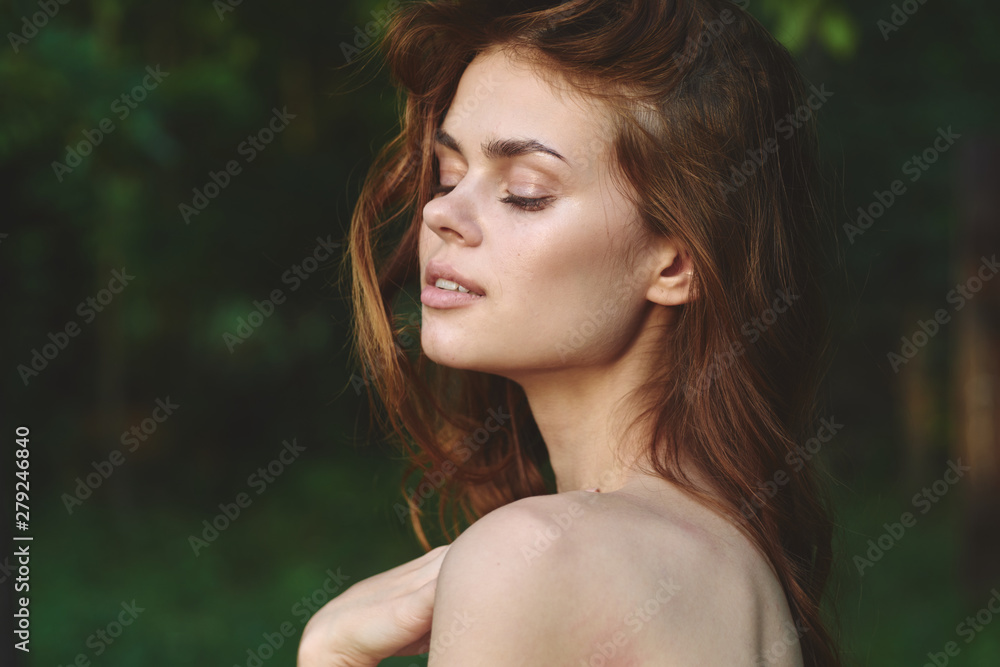 portrait of a young beautiful smiling woman with perfect skin portrait of a young beautiful smiling woman with perfect skin