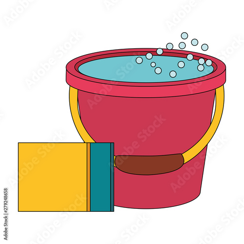 Set of cleaning equipment and products