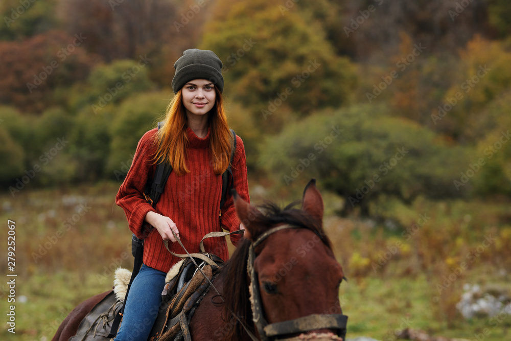 woman with horse woman with horse