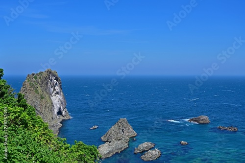 積丹ブルーに染まる島武意海岸の絶景＠積丹岬、北海道