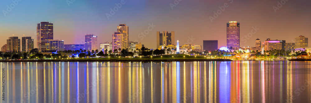 Obraz premium Downtown Long Beach Cityscape