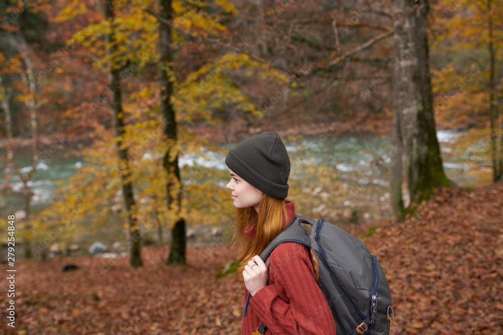 girl in autumn park girl in autumn park