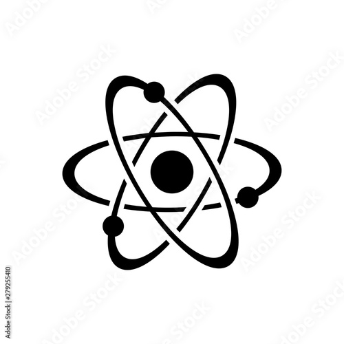 Science icon vector molecule symbol illustration