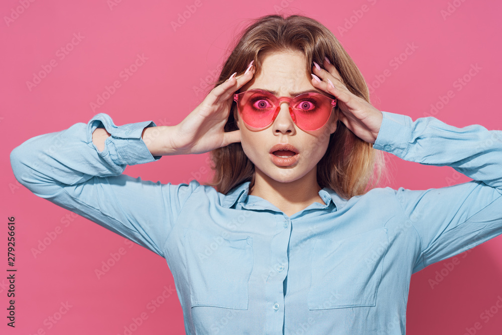young woman with glasses young woman with glasses