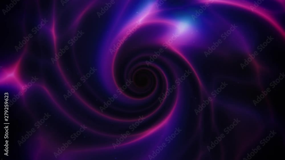 Dark Violet Twirling Vortex. Seamlessly looping animated background.