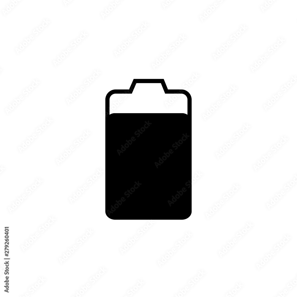 Battery icon design template. Trendy style, vector eps 10 Battery icon design template. Trendy style, vector eps 10