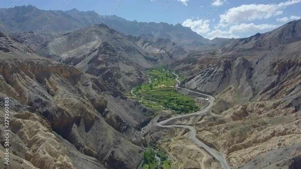 Valley in Leh Ladakh during summer time. Valley in Leh Ladakh during summer time.