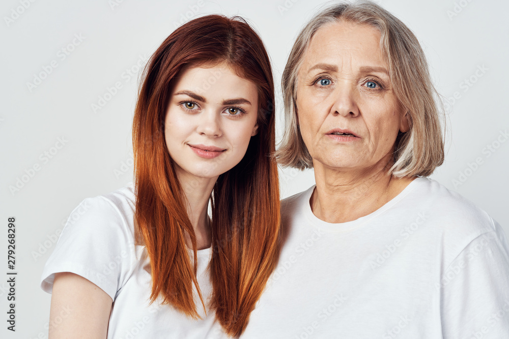 happy mother and daughter happy mother and daughter