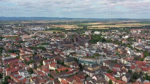 Drone footage from a beutiful old Dom (church) in the center of the city Worms, Germany
Recorded with a DJI mavic 2 pro 4K 30 fps photo