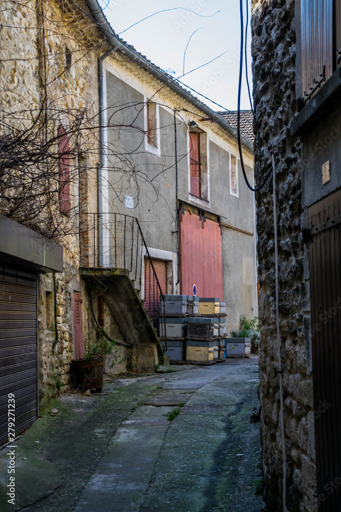 Fototapeta premium Aiguèze, Gard, Occitanie, France.