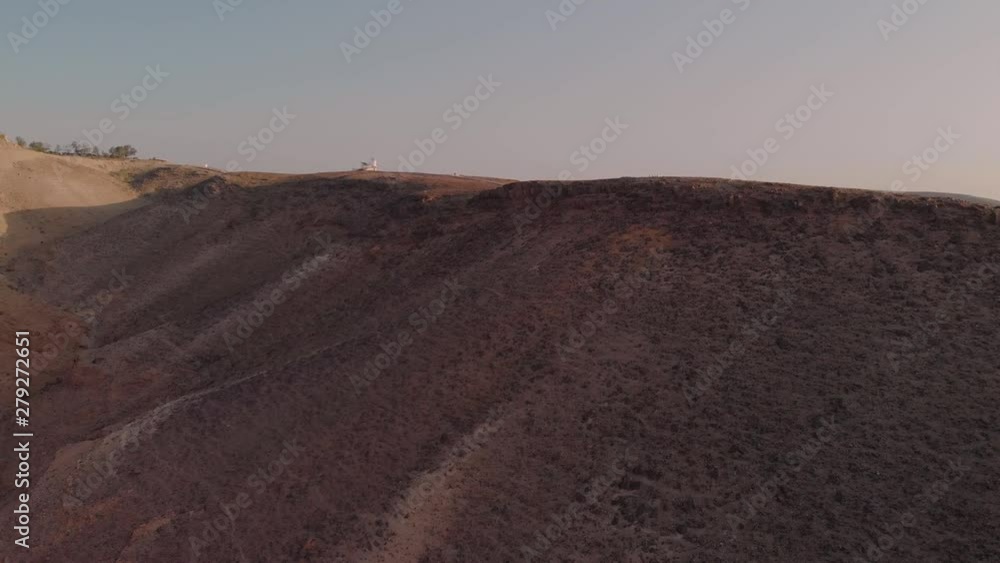 Aerial view of the desert in the south of Israel Aerial view of the desert in the south of Israel