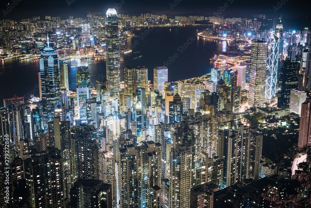 Night view of Hong Kong Night view of Hong Kong