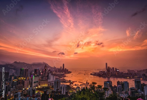 sunset of hong kong © Nick