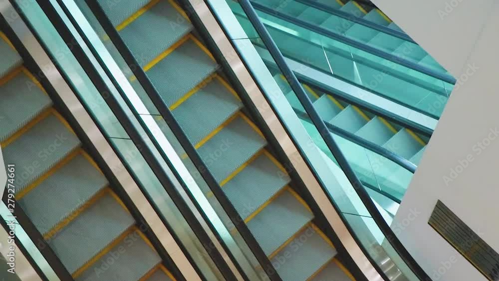 Escalators that facilitate the building down Escalators that facilitate the building down