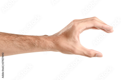 Wallpaper Mural hand holding something like a bottle or can Torontodigital.ca