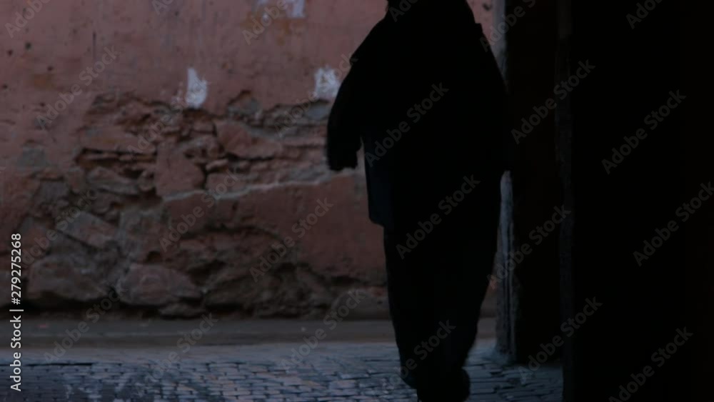A popular alley in the city of Marrakech, Morocco. A popular alley in the city of Marrakech, Morocco.