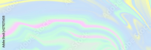 Abstract Pastel Color Holographic Iridescent Design