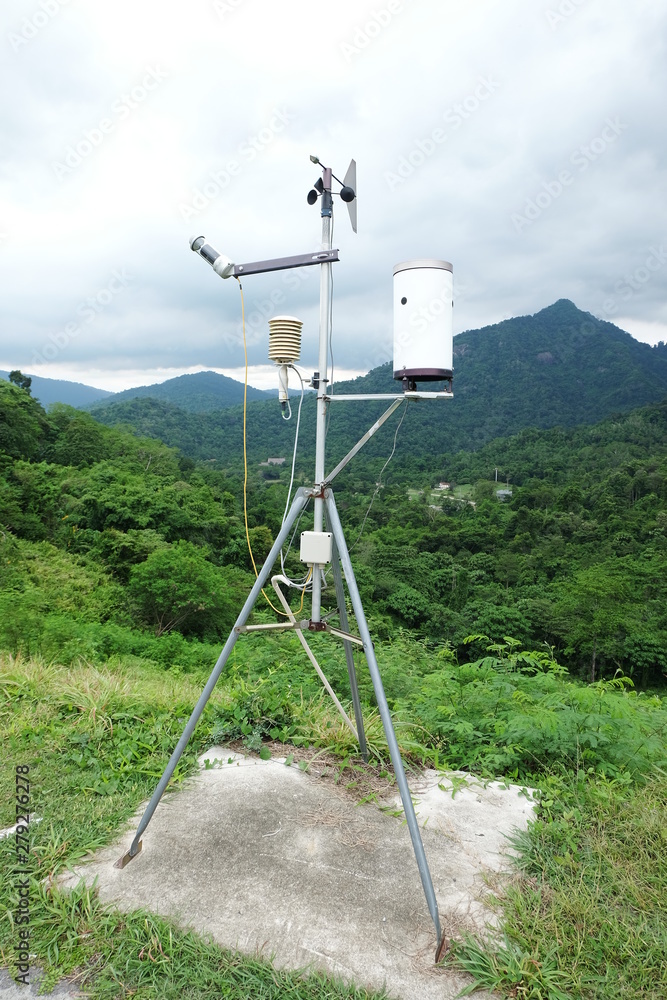 Automatic weather station is an integrated system of components that are used to measure, record, and often transmit weather parameters such as temperature, wind speed and direction, solar radiation, 