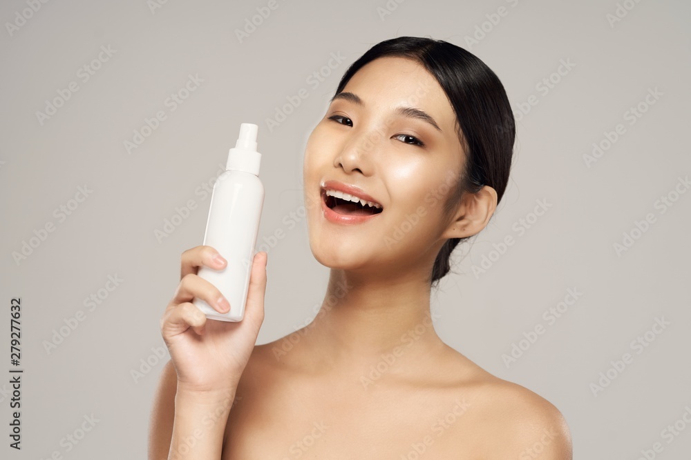 portrait of a young beautiful woman with perfect skin portrait of a young beautiful woman with perfect skin