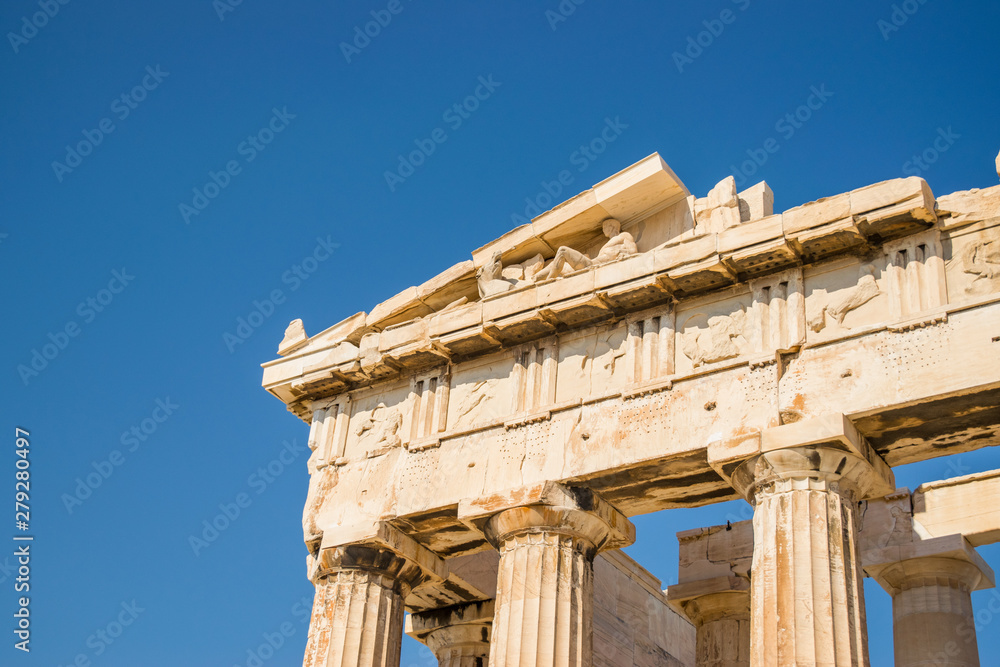 Parthenon of the Acropolis Athens Greece